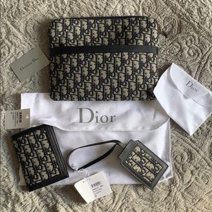 Christian Dior trotter print travel set